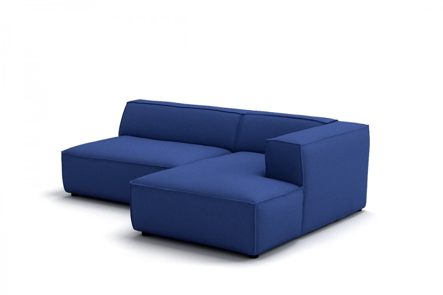 Model MODULARIS WB (wysoki bok) - Modularis WB sofa 2 osobowa + longchair prawy